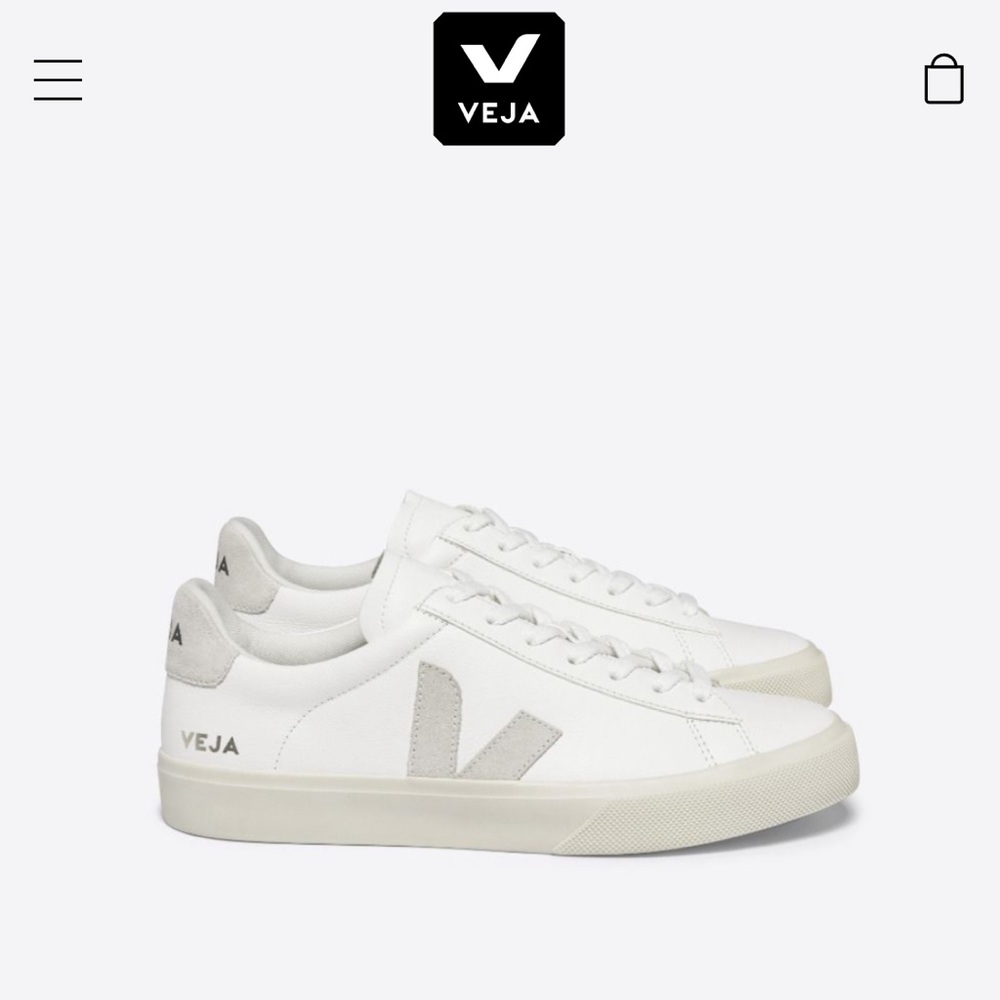 Vega campo chromefree leather sneakers - size 7.5 USA